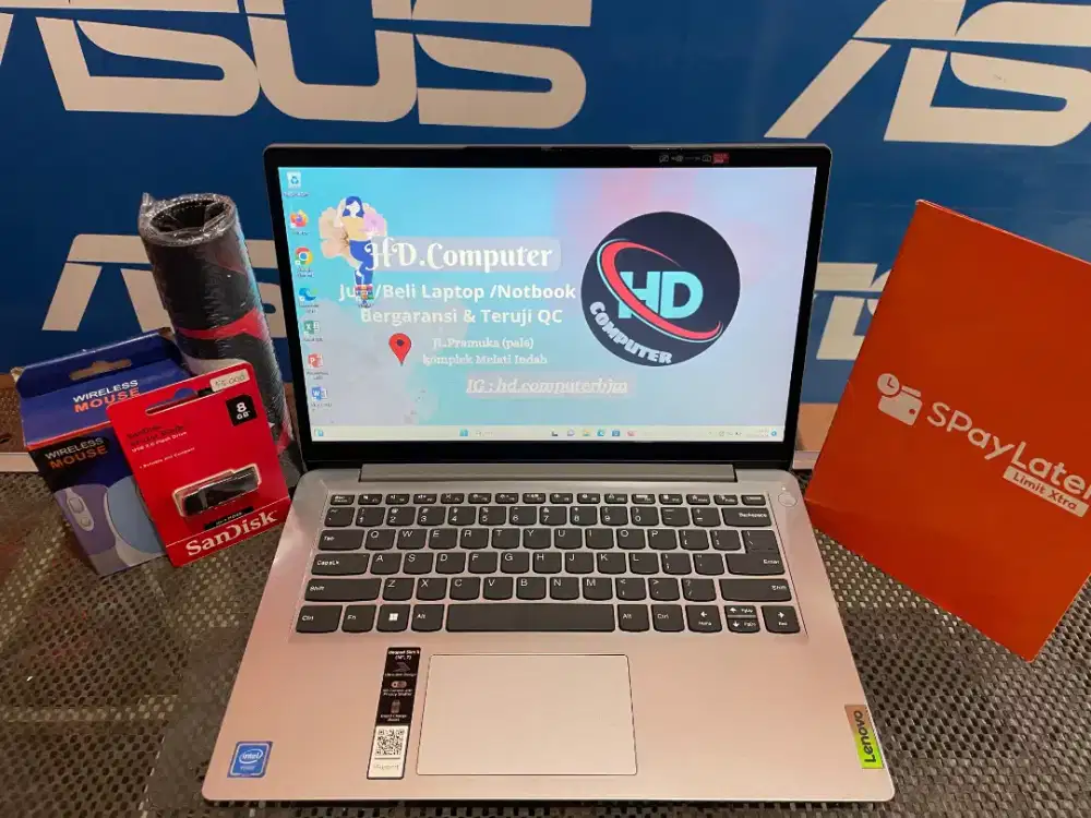 READY LAPTOP LENOVO IDEAPAD SLIM 1i RAM 8GB SSD 256GB ANTI LEMOT!!!