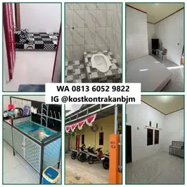 Kost Kontrakan Full Fasilitas AC dekat Pelabuhan Trisakti Teluk Dalam