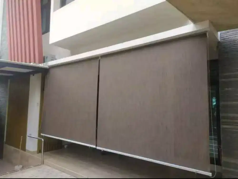 Roller blinds outdoor costum ukuran
