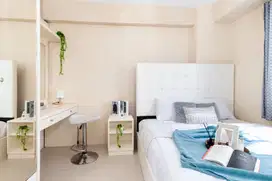 (BAYAR BULANAN) Bassura City 2BR (2 kamar) Full Furnished Siap Huni!