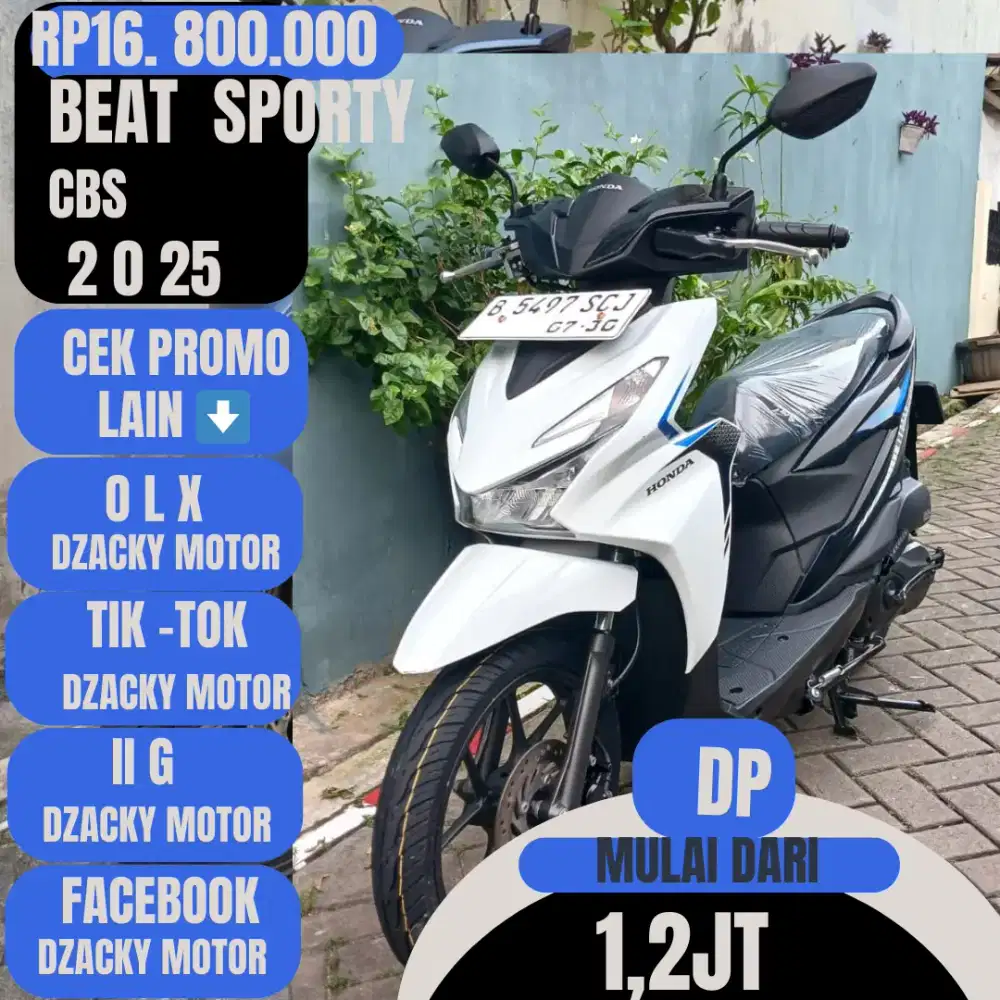 All NEW BEAT SPORTY CBS 2025 SECOND LIKE NEW