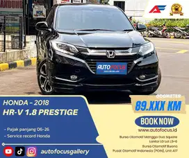 Honda HRV 1.8 RS Prestige AT Sunroof panoramic Hitam Metalik nik 2018