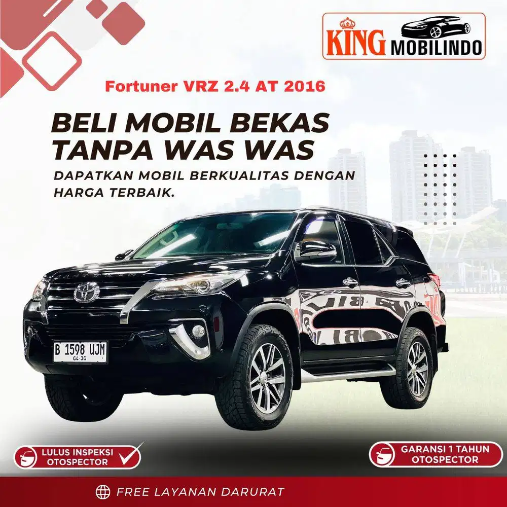 ( KM 90rb ) Fortuner VRZ 2.4 AT 2016 Diesel