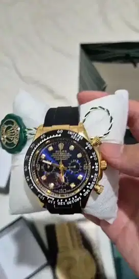 Rolex daytona olyster rosegold jual rugi premium