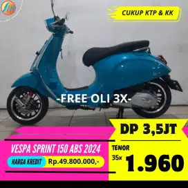 VESPA SPRINT 150 ABS 2024 KREDIT DP 3,5JUTA ANGSURAN TERJANGKAU SEKEN