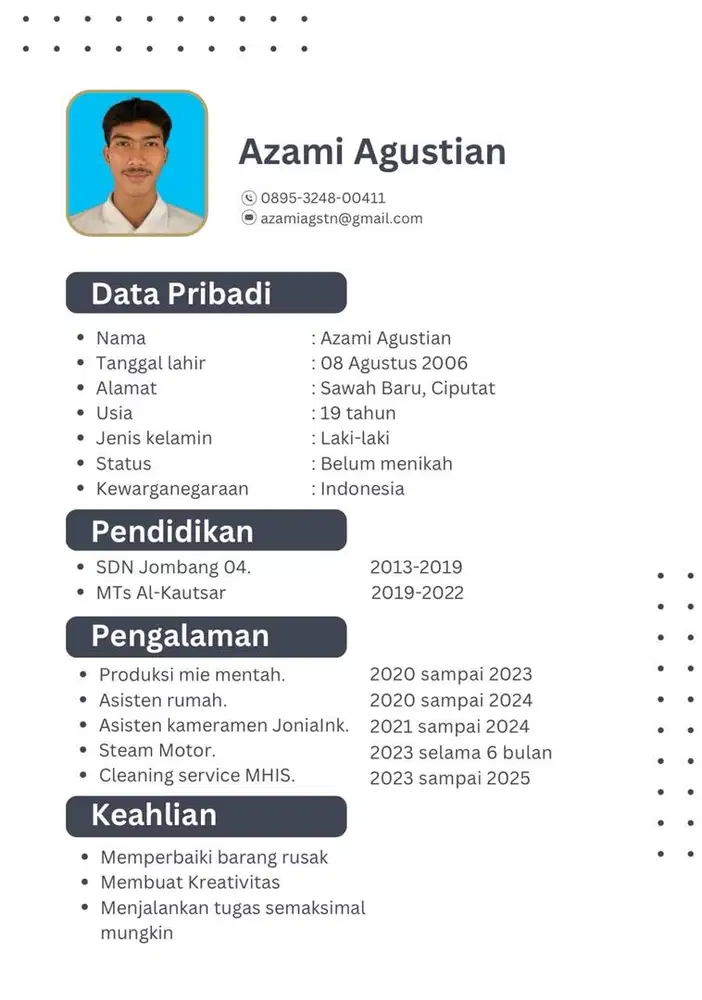 Mencari pekerjaan ob/lainya