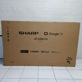SHARP 4K Google TV 65inch 4T-C65FJ1I Frameless SMART Digital Wifi