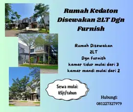 Sewakan Rmh Kedaton BSB City 2Lt Dgn Perabot Dekat UNIKA & Mall Uptown