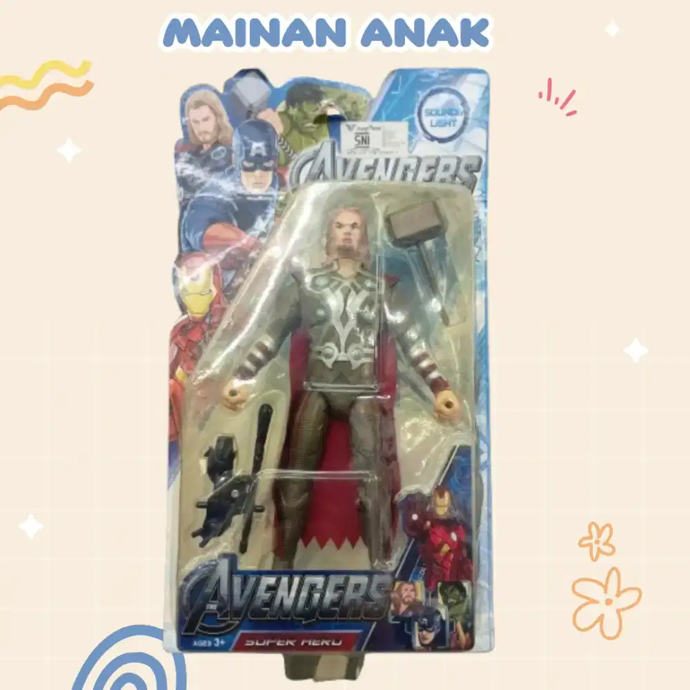 Mainan anak robot thor