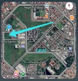 DIJUAL TANAH KAVLING DARMO HARAPAN SURABAYA