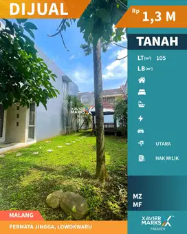Dijual Tanah Kavling Dekat Raya Suhat di Permata Jingga Malang