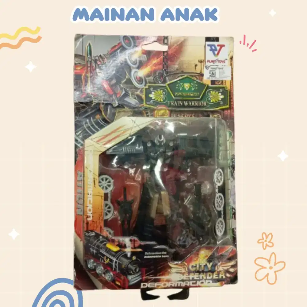 Mainan train warrior