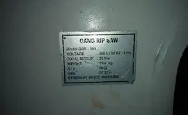 MESIN GAN RIPP SAW