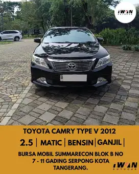 2012 Toyota Camry V 2.5 AT