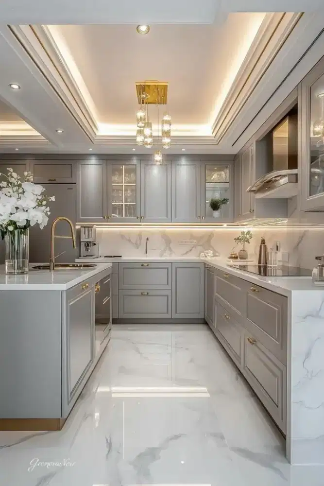 Kitchen set minimalis Lemari pakaian Bedroom set wallpanel wallpaper