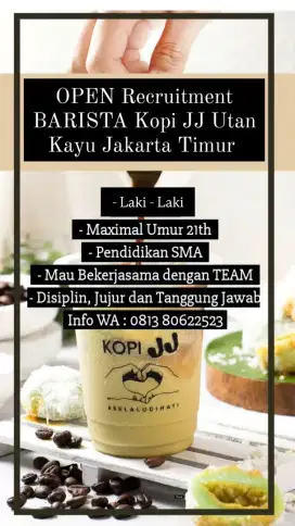 Info Lowongan Barista