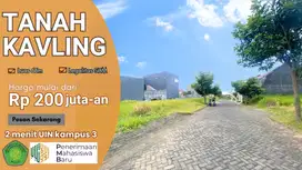 TANAH SHM COCOK UNTUK BANGUN KOS 1 MENIT UIN MALANG