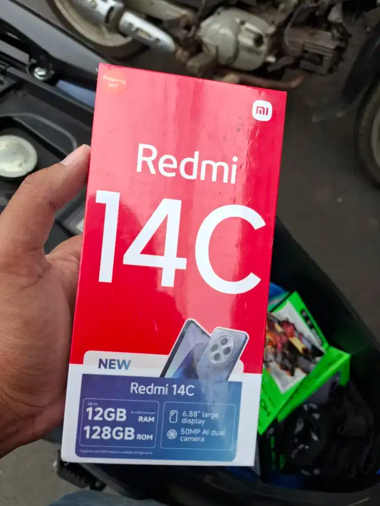 Redmi 14C ram 6/128 baru garansi resmi