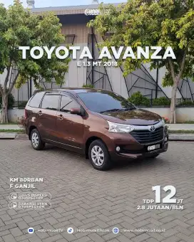 Avanza E 1.3 MT Thn 2018