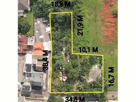 Tanah Luas Potensial di Tepi Jalan Dekat ITC Depok
