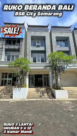RUKO 2 LANTAI MURAH DI BERANDA BALI BSB CITY SEMARANG