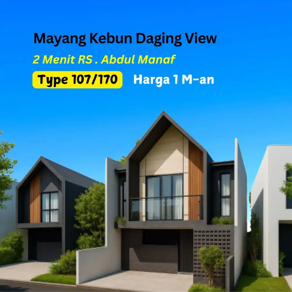 Rumah Komersil Mayang Tepi Jalan Kota Jambi