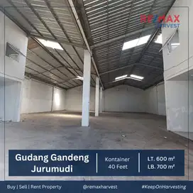 Disewakan Gudang Gandeng Lokasi Sangat Strategis Jurumudi Tangerang