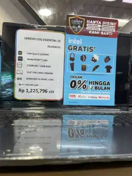 Lenovo LOQ promo bunga 0%