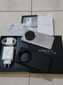 Vivo X200 Pro 5G 16/512Gb, warna Titanium, kondisi 99,9% Sempurna