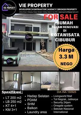 Rumah apik di Kota Wisata Cibubur