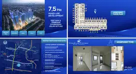 City View Studio Apartement - CitraLand Vittorio (Wiyung Mixed Use)