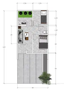 Rumah nyaman dan asri di Bogor dengan View Gunung Salak