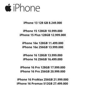 iPhone All Series garansi iBox harga Promo dan terima trade in/kredit