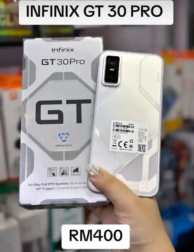 CICILAN INFINIX GT 30PRO 8/128GB PROMO SPESIAL BUNGA RINGAN