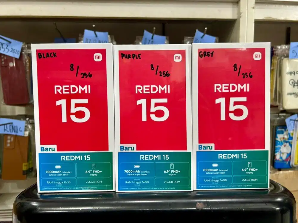 redmi 15 8/256 garansi resmi