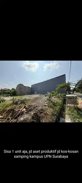 Tanah Potensial Kost & Rumah, samping UPN Perum IKIP, Gununganyar, Sby