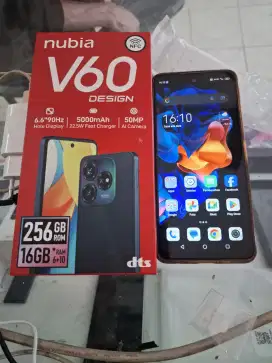 Murah hp zte nubia V60 nfc 6+10/256 lkp mulus grs resmi. Bs tt