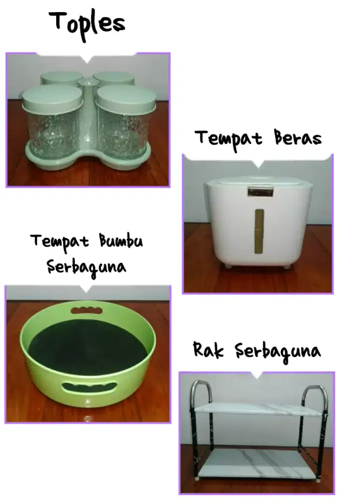 Di Jual Paket (Semuanya) Perlengkapan Dapur kondisi Masih Bagus