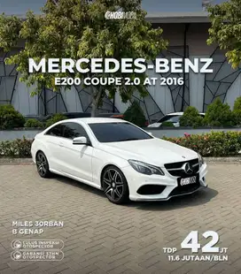 Mercy E200 Coupe 2.0 AT 2016