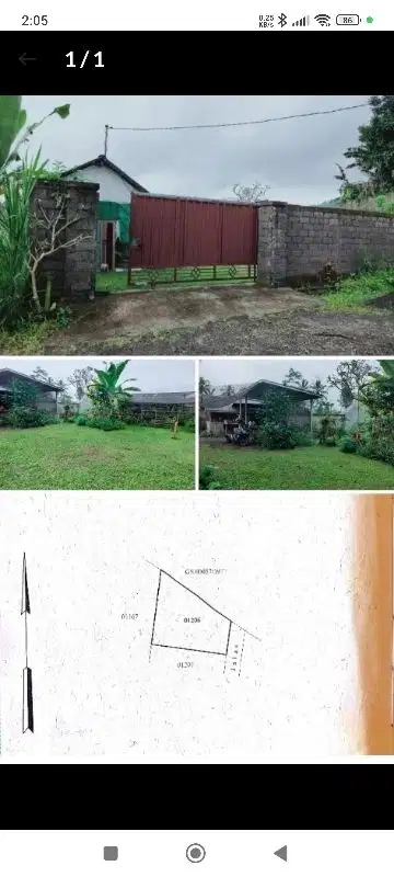 Tanah Kavling Siap Bangun sudah Ada Listrik dan PDAM