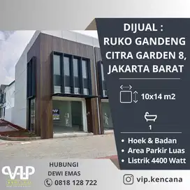 DIJUAL: Ruko Gandeng Citra 8, Kalideres, Jakarta Barat