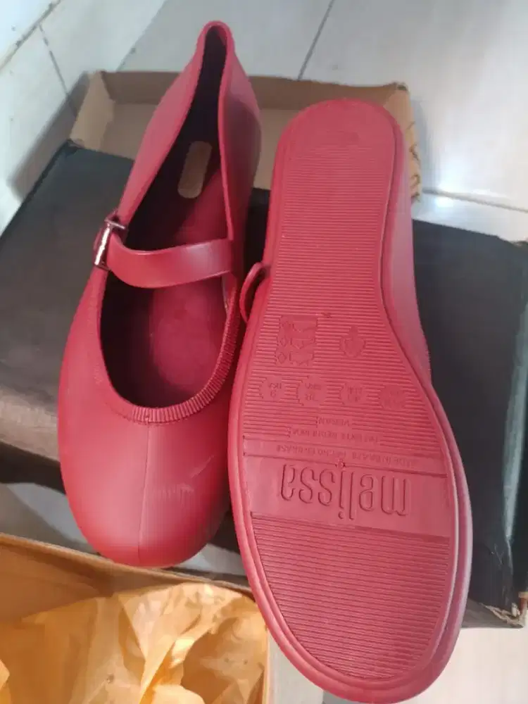 Sepatu baletrina marron ori