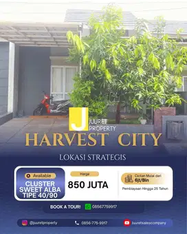 Dijual Rumah Harvest City Cluster Sweet Alba