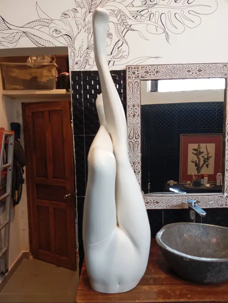 Mannequin Half Lower Body - Manekin Setengah Badan Bawah warna putih