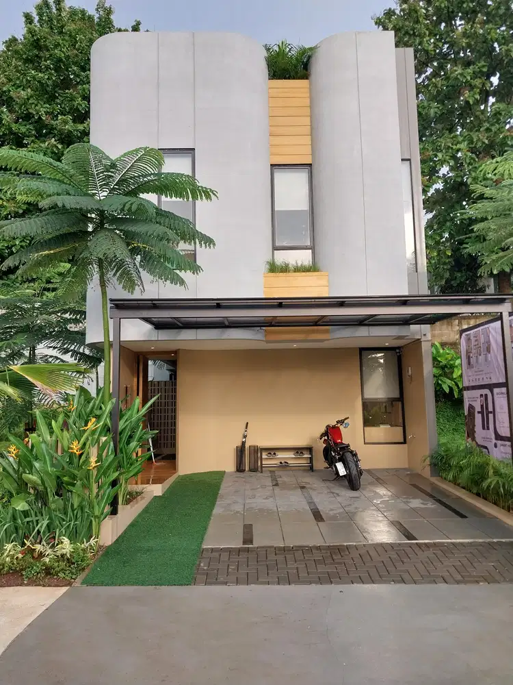 Rumah Baru Modern Dan Unik Dengan Lingkungan Alam di Dekat Bsd