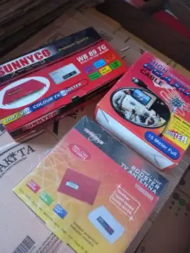 Jual sunnyco, TV booster, kabel