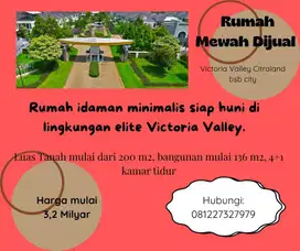 Rumah Cluster Elite 2LT Citraland Victoria Valley BSB City Ready