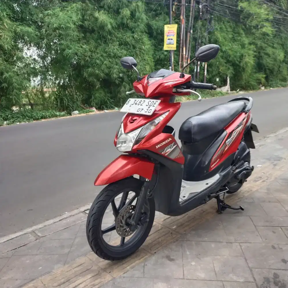 Beat Fi 2014 Bagus lengkap Mesin Cakep