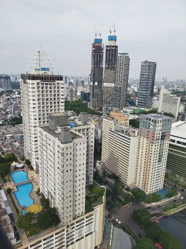 Apt 2 BR FF Di Atas Mall Thamrin City Kebon Melati Jakpus