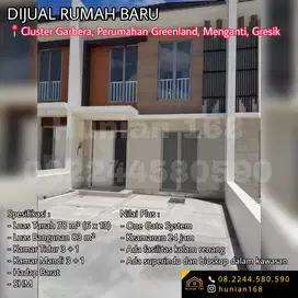 Rumah Baru Perumahan Greenland Menganti Gresik Cluster Garbera Wisteri